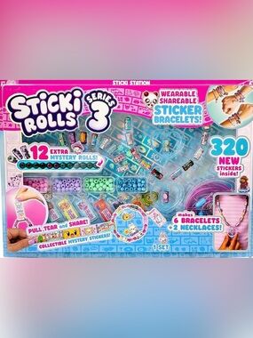 Sticki Rolls Bracelets Kit Series 3 Pink & Blue
